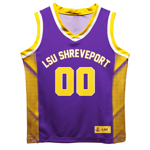 LSU Shreveport LSUS Pilots Vive La Fete Game Day Purple Basketball Jersey