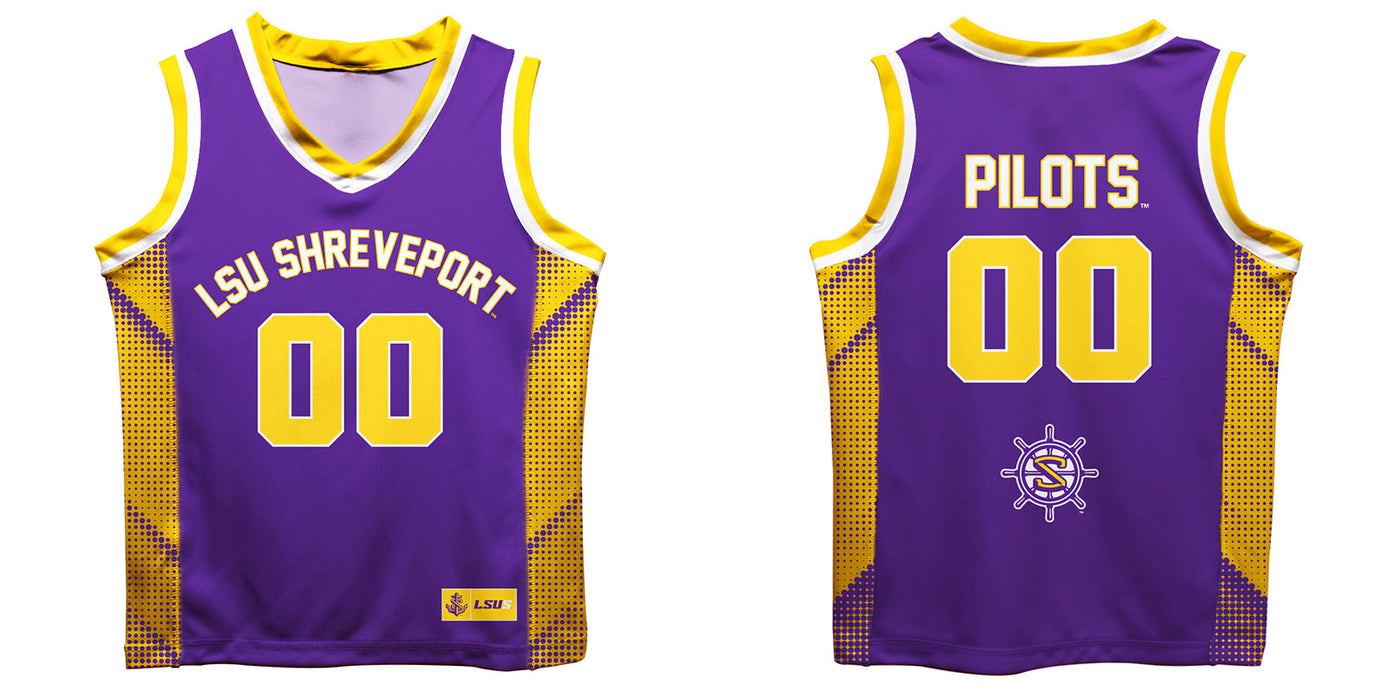 LSU Shreveport LSUS Pilots Vive La Fete Game Day Purple Basketball Jersey - Vive La Fête - Online Apparel Store