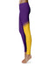 LSU Shreveport LSUS Pilots Vive La Fete Game Day Collegiate Leg Color Block Women Purple Gold Yoga Leggings - Vive La Fête - Online Apparel Store