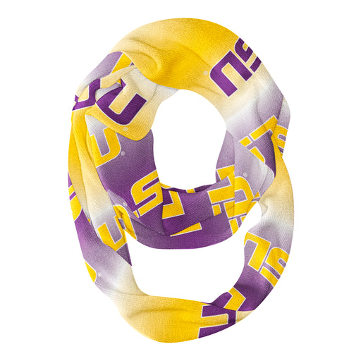 LSU Tigers Purple And Gold Degrade Infinity Scarf - Vive La Fête - Online Apparel Store
