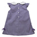 LSU Embroidered Purple Gingham A Line Dress - Vive La Fête - Online Apparel Store