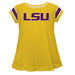 LSU Tigers Gold And Purple Short Sleeve Laurie Top - Vive La Fête - Online Apparel Store