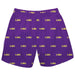 LSU Tigers Print Purple Pull On Short - Vive La Fête - Online Apparel Store