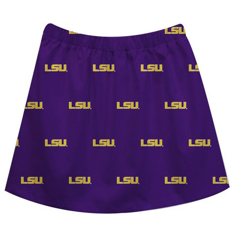 LSU Print Purple Skirt - Vive La Fête - Online Apparel Store