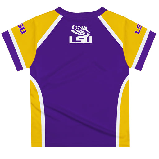 LSU Purple and Gold Boys Tee Shirt Short Sleeve - Vive La Fête - Online Apparel Store