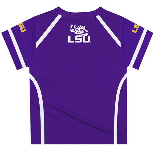 LSU Purple Boys Tee Shirt Short Sleeve - Vive La Fête - Online Apparel Store