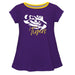 LSU Solid Purple Laurie Top Short Sleeve - Vive La Fête - Online Apparel Store
