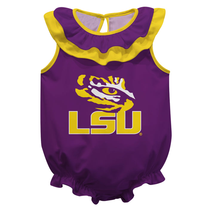 LSU Tigers Purple And Gold Sleeveless Onesie - Vive La Fête - Online Apparel Store