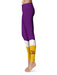 LSU Tigers Vive La Fete Game Day Collegiate Ankle Color Block Women Purple Gold Yoga Leggings - Vive La Fête - Online Apparel Store
