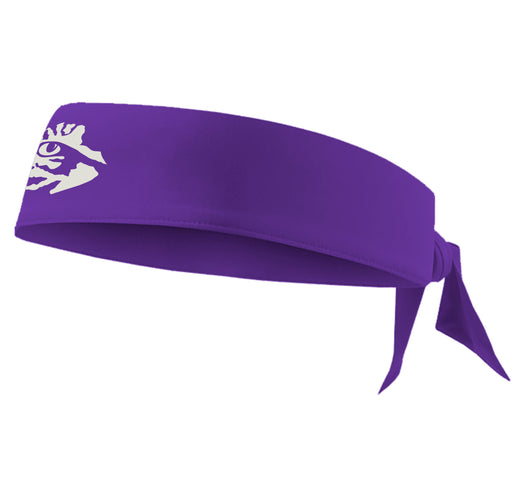 LSU Tigers Vive La Fete Purple Head Tie Bandana