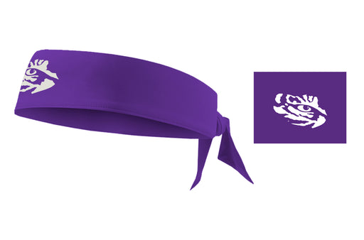 LSU Tigers Vive La Fete Purple Head Tie Bandana - Vive La Fête - Online Apparel Store