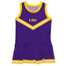 LSU Tigers Vive La Fete Game Day Purple Sleeveless Cheerleader Dress
