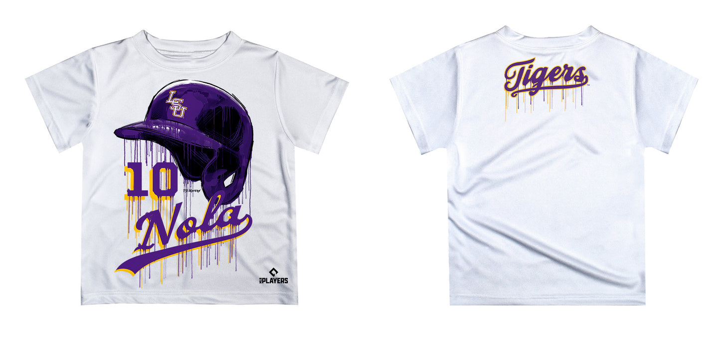 MLB Players Association Kevin Gausman LSU Tigers MLBPA Officially Licensed by Vive La Fete Dripping T-Shirt - Vive La Fête - Online Apparel Store