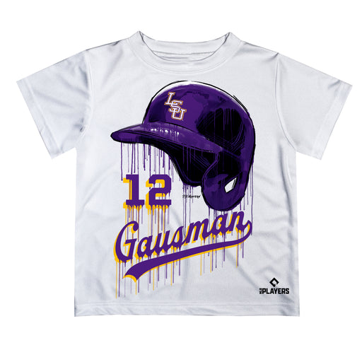 MLB Players Association Kevin Gausman LSU Tigers MLBPA Officially Licensed by Vive La Fete Dripping T-Shirt