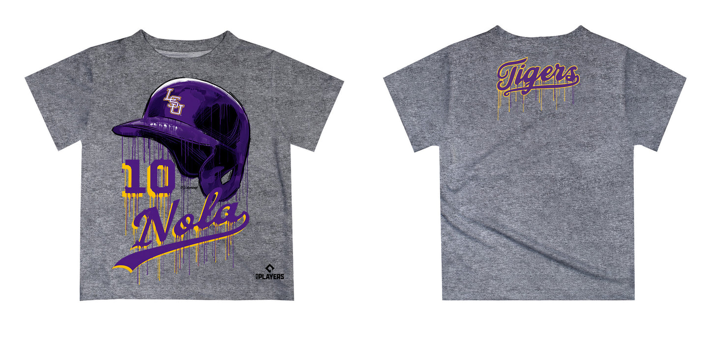 MLB Players Association Kevin Gausman LSU Tigers MLBPA Officially Licensed by Vive La Fete Dripping T-Shirt - Vive La Fête - Online Apparel Store