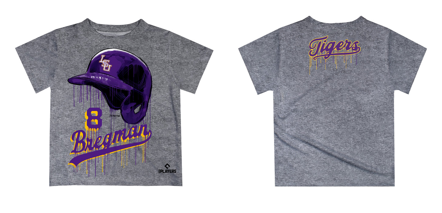 MLB Players Association Kevin Gausman LSU Tigers MLBPA Officially Licensed by Vive La Fete Dripping T-Shirt - Vive La Fête - Online Apparel Store