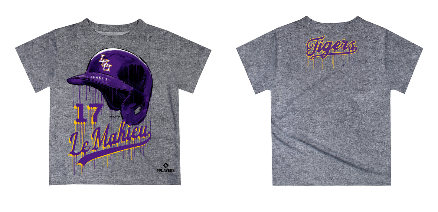 MLB Players Association Kevin Gausman LSU Tigers MLBPA Officially Licensed by Vive La Fete Dripping T-Shirt - Vive La Fête - Online Apparel Store