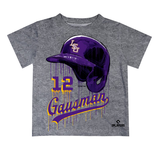 MLB Players Association Kevin Gausman LSU Tigers MLBPA Officially Licensed by Vive La Fete Dripping T-Shirt