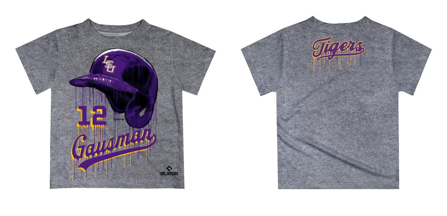 MLB Players Association Kevin Gausman LSU Tigers MLBPA Officially Licensed by Vive La Fete Dripping T-Shirt - Vive La Fête - Online Apparel Store