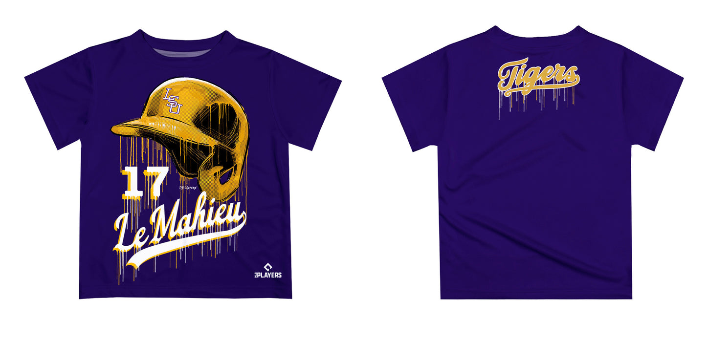 MLB Players Association Kevin Gausman LSU Tigers MLBPA Officially Licensed by Vive La Fete Dripping T-Shirt - Vive La Fête - Online Apparel Store