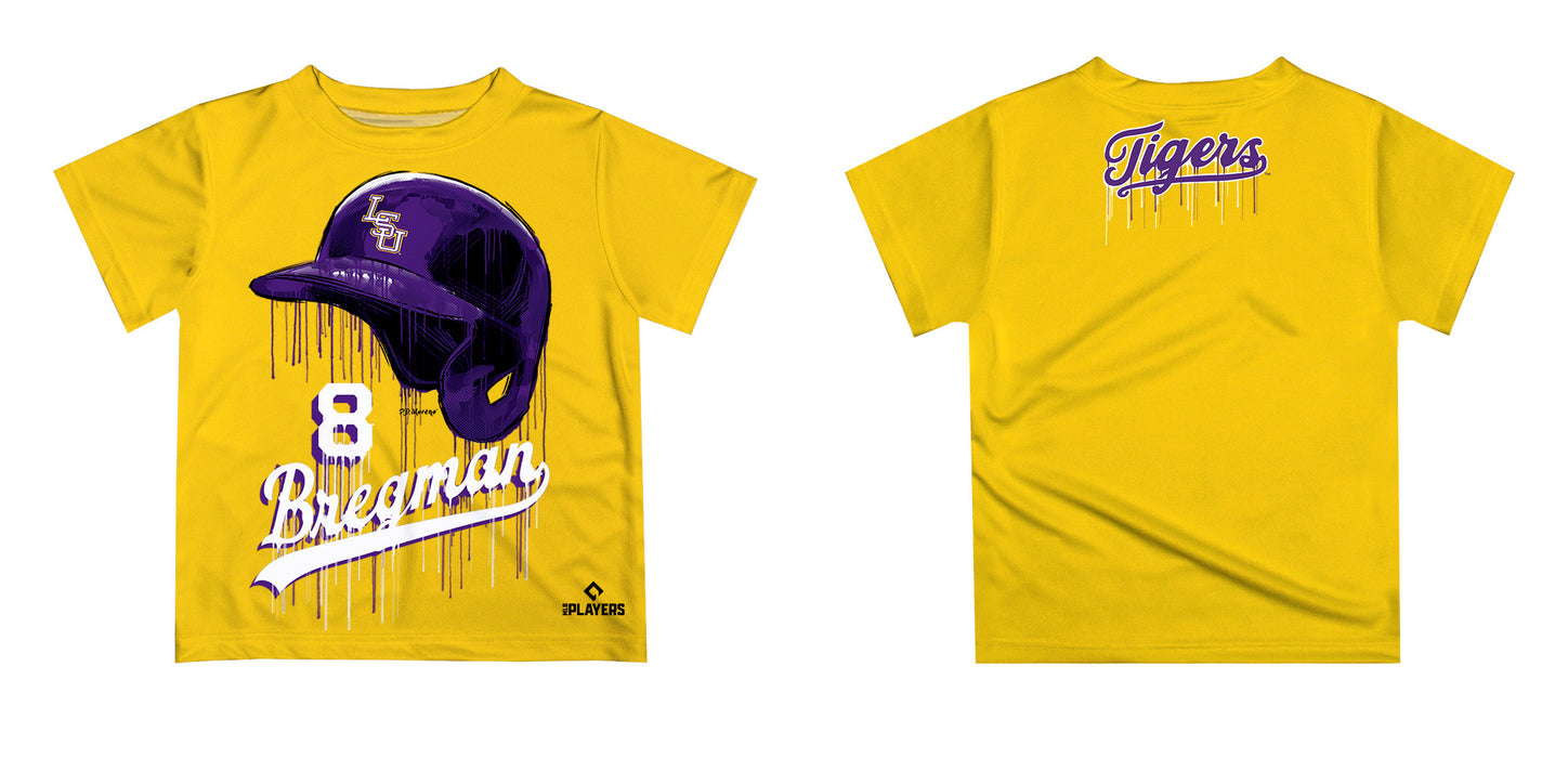 MLB Players Association Kevin Gausman LSU Tigers MLBPA Officially Licensed by Vive La Fete Dripping T-Shirt - Vive La Fête - Online Apparel Store