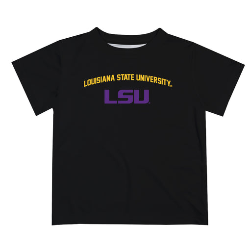 LSU Tigers Vive La Fete Boys Game Day V2 Black Short Sleeve Tee Shirt