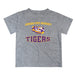 LSU Tigers Vive La Fete Boys Game Day V3 Gray Short Sleeve Tee Shirt