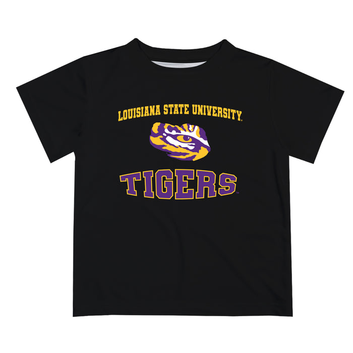 LSU Tigers Vive La Fete Boys Game Day V3 Black Short Sleeve Tee Shirt