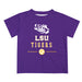 LSU Tigers Vive La Fete Soccer V1 Purple Short Sleeve Tee Shirt
