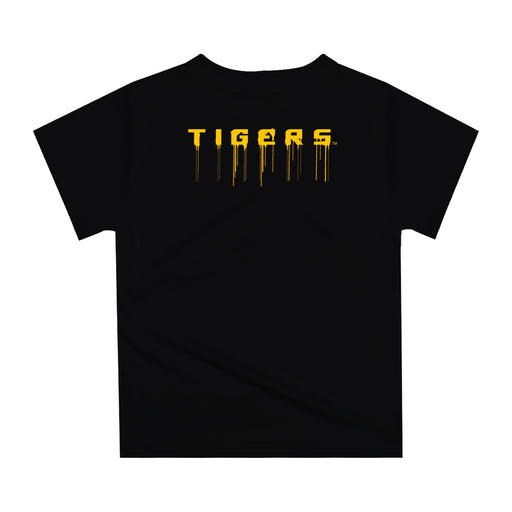 LSU Tigers Dripping Basketball Black T-Shirt by Vive La Fete - Vive La Fête - Online Apparel Store