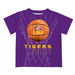 LSU Tigers Dripping Ball Purple T-Shirt by Vive La Fete