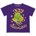 LSU Tigers Vive La Fete Dino-Mite Boys Game Day Purple Short Sleeve Tee