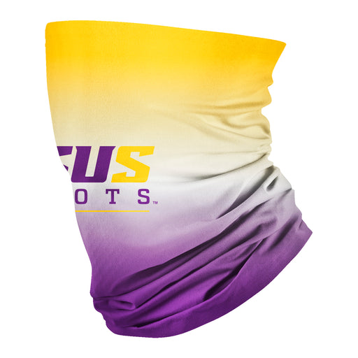 LSU Shreveport LSUS Pilots Vive La Fete Degrade Logo Game Day Collegiate Face Cover Soft 4-Way Stretch Neck Gaiter - Vive La Fête - Online Apparel Store