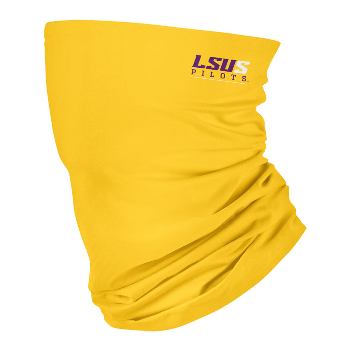 LSU Shreveport LSUS Pilots Vive La Fete Gold Game Day Collegiate Logo Face Cover Soft  Four Way Stretch Neck Gaiter - Vive La Fête - Online Apparel Store
