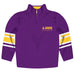 LSU Shreveport LSUS Pilots Vive La Fete Game Day Purple Quarter Zip Pullover Stripes on Sleeves - Vive La Fête - Online Apparel Store