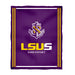 LSU Shreveport LSUS Pilots Vive La Fete Kids Game Day Purple Plush Soft Minky Blanket 36 x 48 Mascot