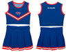 Louisiana Tech Bulldogs Vive La Fete Game Day Blue Sleeveless Cheerleader Set - Vive La Fête - Online Apparel Store
