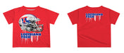 Louisiana Tech Bulldogs Original Dripping Football Helmet T-Shirt by Vive La Fete - Vive La Fête - Online Apparel Store