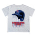 Louisiana Tech Bulldogs Original Dripping Baseball Hat White T-Shirt by Vive La Fete