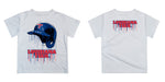 Louisiana Tech Bulldogs Original Dripping Baseball Hat Red T-Shirt by Vive La Fete - Vive La Fête - Online Apparel Store