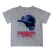 Louisiana Tech Bulldogs Original Dripping Baseball Hat Gray T-Shirt by Vive La Fete