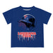 Louisiana Tech Bulldogs Original Dripping Baseball Hat Blue T-Shirt by Vive La Fete
