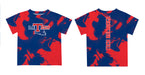 Louisiana Tech Bulldogs Vive La Fete Marble Boys Game Day Blue Short Sleeve Tee - Vive La Fête - Online Apparel Store