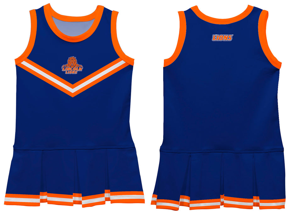 Lincoln Lions LU Vive La Fete Game Day Blue Sleeveless Cheerleader Dress - Vive La Fête - Online Apparel Store