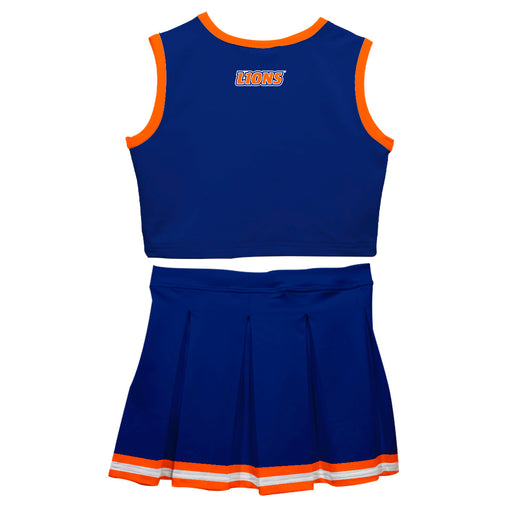 Lincoln Lions LU Vive La Fete Game Day Blue Sleeveless Cheerleader Set - Vive La Fête - Online Apparel Store