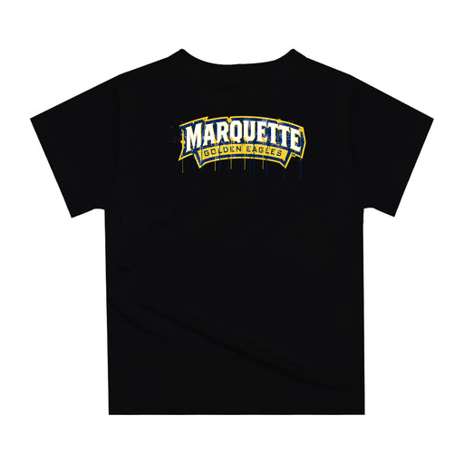 Marquette Golden Eagles Original Dripping Football Helmet Black T-Shirt by Vive La Fete - Vive La Fête - Online Apparel Store