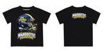 Marquette Golden Eagles Original Dripping Football Helmet Black T-Shirt by Vive La Fete - Vive La Fête - Online Apparel Store