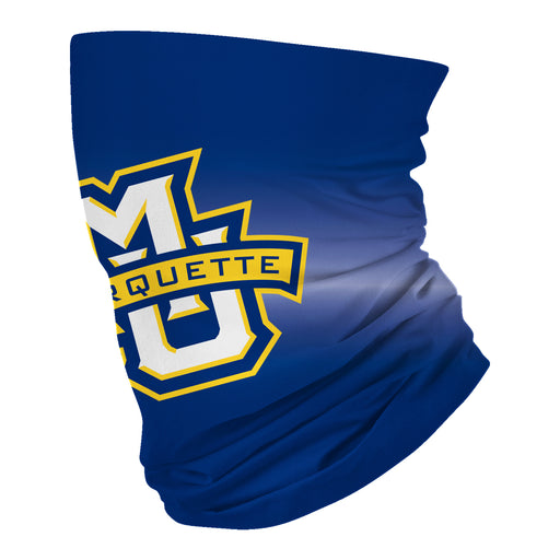 Marquette Golden Eagles Neck Gaiter Degrade Navy and White - Vive La Fête - Online Apparel Store
