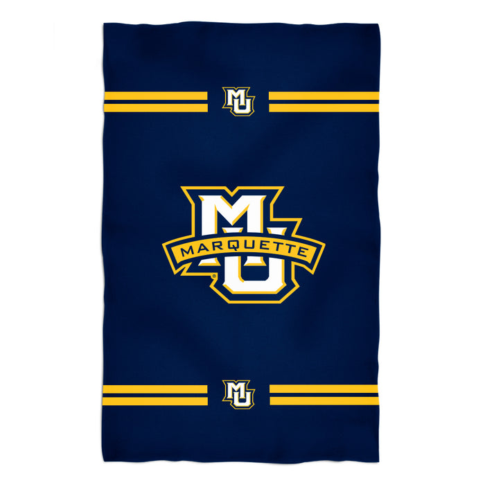 Marquette Golden Eagles Vive La Fete Game Day Absorvent Premium Navy Beach Bath Towel 51 x 32" Logo and Stripes" - Vive La Fête - Online Apparel Store