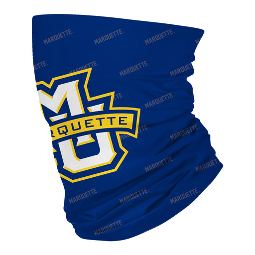 Marquette Golden Eagles Neck Gaiter Navy All Over Logo - Vive La Fête - Online Apparel Store